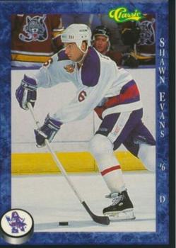1994-95 Classic Milwaukee Admirals (IHL) #4 Shawn Evans Front