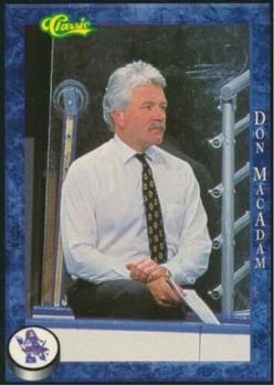 1994-95 Classic Milwaukee Admirals (IHL) #25 Don MacAdam Front
