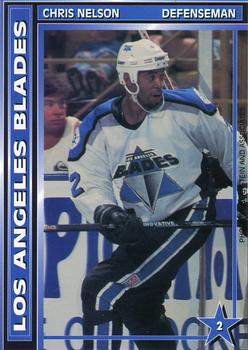 1994-95 Sport Shots Los Angeles Blades (RHI) #NNO Chris Nelson Front