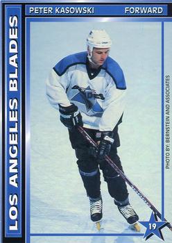 1994-95 Sport Shots Los Angeles Blades (RHI) #NNO Peter Kasowski Front