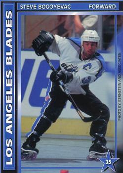 1994-95 Sport Shots Los Angeles Blades (RHI) #NNO Steve Bogoyevac Front