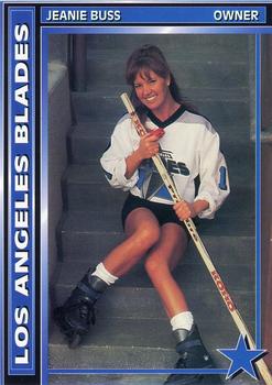 1994-95 Sport Shots Los Angeles Blades (RHI) #NNO Jeanie Buss Front