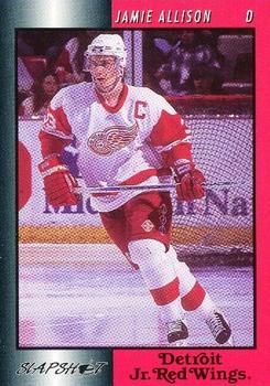 1994-95 Slapshot Detroit Jr. Red Wings (OHL) #17 Jamie Allison Front