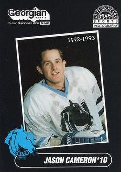 1992-93 Future Stars Barrie Colts (CoJHL) #NNO Jason Cameron Front