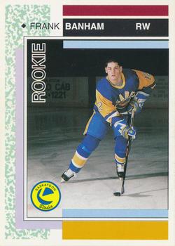 1992-93 Saskatoon Blades (WHL) Police #5 Frank Banham Front