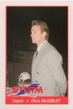 1993-94 Toledo Storm (ECHL) #2 Chris McSorley Front
