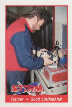 1993-94 Toledo Storm (ECHL) #6 Scott Luhrmann Front