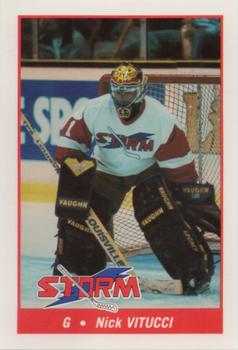 1993-94 Toledo Storm (ECHL) #7 Nick Vitucci Front