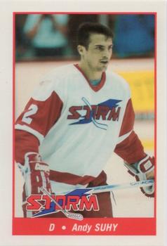 1993-94 Toledo Storm (ECHL) #8 Andy Suhy Front