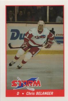 1993-94 Toledo Storm (ECHL) #10 Chris Belanger Front