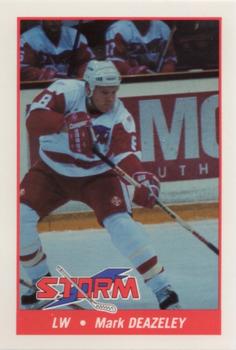 1993-94 Toledo Storm (ECHL) #14 Mark Deazeley Front