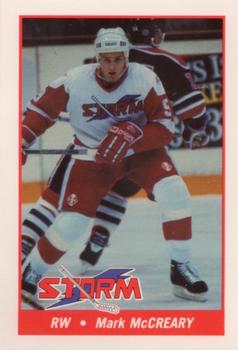 1993-94 Toledo Storm (ECHL) #15 Mark McCreary Front