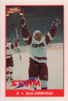 1993-94 Toledo Storm (ECHL) #25 Rick Corriveau Front
