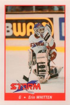1993-94 Toledo Storm (ECHL) #27 Erin Whitten Front