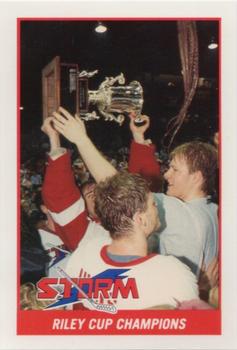 1993-94 Toledo Storm (ECHL) #29 Riley Cup Champions Front
