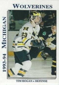 1993-94 Michigan Wolverines (NCAA) #NNO Tim Hogan Front