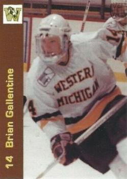 1993-94 Western Michigan Broncos (NCAA) #11 Brian Gallentine Front