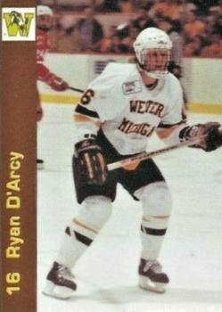 1993-94 Western Michigan Broncos (NCAA) #13 Ryan D'Arcy Front