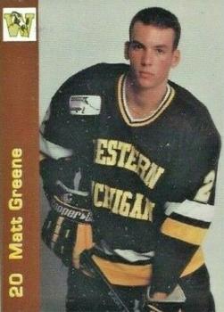 1993-94 Western Michigan Broncos (NCAA) #17 Matt Greene Front