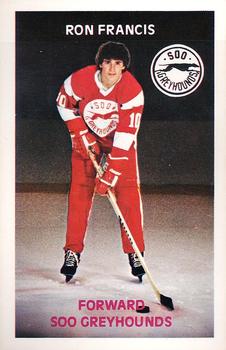 1981-82 Sault Ste. Marie Greyhounds (OHL) #NNO Ron Francis Front