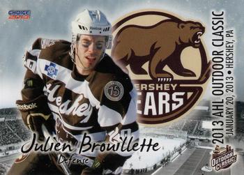 2012-13 Choice AHL Outdoor Classic #2 Julien Brouillette Front