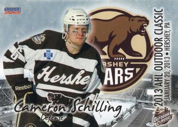2012-13 Choice AHL Outdoor Classic #17 Cameron Schilling Front