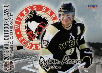 2012-13 Choice AHL Outdoor Classic #34 Dylan Reese Front