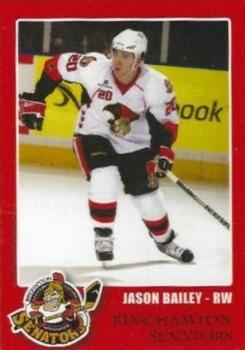 2010-11 Binghamton Senators (AHL) #1 Jason Bailey Front