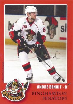 2010-11 Binghamton Senators (AHL) #3 Andre Benoit Front
