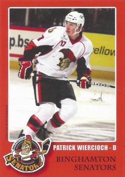 2010-11 Binghamton Senators (AHL) #25 Patrick Wiercioch Front