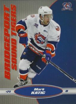 2010-11 Choice Bridgeport Sound Tigers (AHL) #10 Mark Katic Front