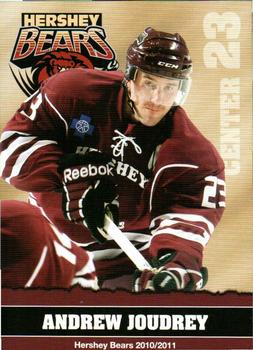 2010-11 Hershey Bears (AHL) #NNO Andrew Joudrey Front