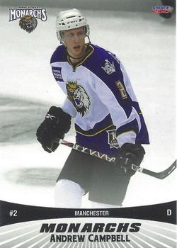 2010-11 Choice Manchester Monarchs (AHL) #2 Andrew Campbell Front