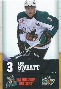 2010-11 Manitoba Moose (AHL) #NNO Lee Sweatt Front