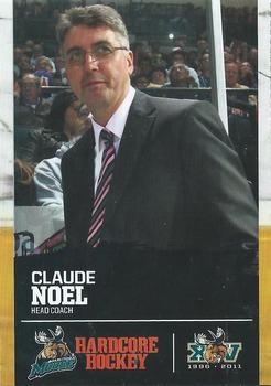 2010-11 Manitoba Moose (AHL) #NNO Claude Noel Front