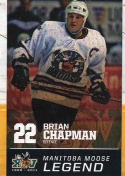 2010-11 Manitoba Moose (AHL) #NNO Brian Chapman Front