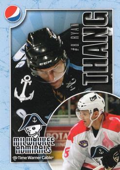 2010-11 Pepsi Milwaukee Admirals (AHL) #NNO Ryan Thang Front