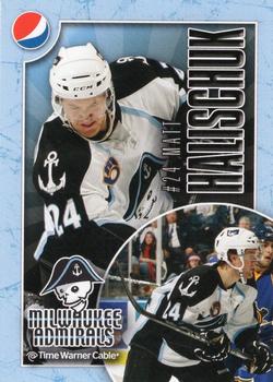 2010-11 Pepsi Milwaukee Admirals (AHL) #NNO Matt Halischuk Front