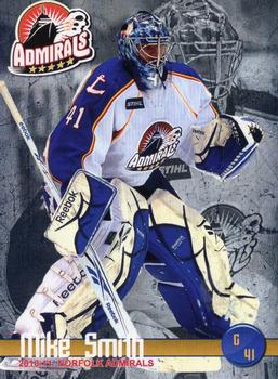 2010-11 Norfolk Admirals (AHL) #21 Mike Smith Front