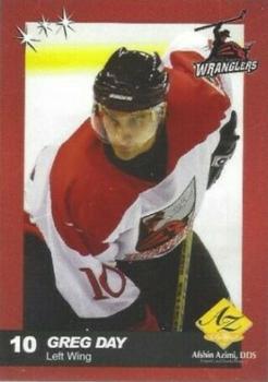 2003-04 Las Vegas Wranglers (ECHL) #NNO Greg Day Front