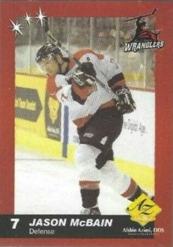 2003-04 Las Vegas Wranglers (ECHL) #NNO Jason McBain Front