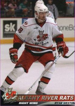 2008-09 Choice Albany River Rats (AHL) #27 Ryan Weston Front
