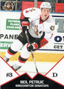 2008-09 Just Sports Photography Binghamton Senators (AHL) #NNO Neil Petruic Front