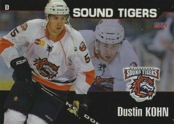 2008-09 Choice Bridgeport Sound Tigers (AHL) #10 Dustin Kohn Front