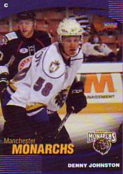 2008-09 Choice Manchester Monarchs (AHL) #NNO Denny Johnston Front
