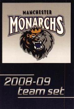 2008-09 Choice Manchester Monarchs (AHL) #NNO Header Card Front
