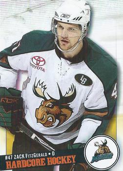 2008-09 Manitoba Moose (AHL) #NNO Zack FitzGerald Front