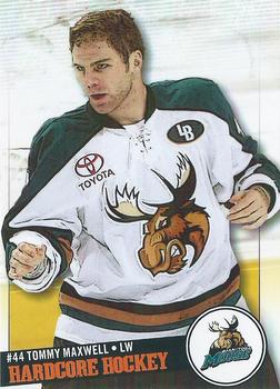2008-09 Manitoba Moose (AHL) #NNO Tommy Maxwell Front