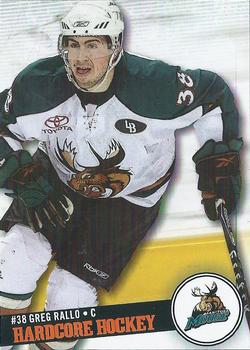 2008-09 Manitoba Moose (AHL) #NNO Greg Rallo Front