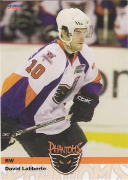 2008-09 Choice Philadelphia Phantoms (AHL) #15 David Laliberte Front